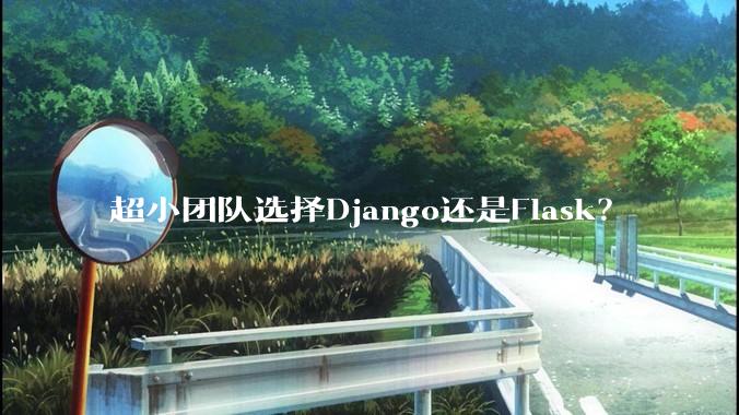 超小团队选择Django还是Flask？